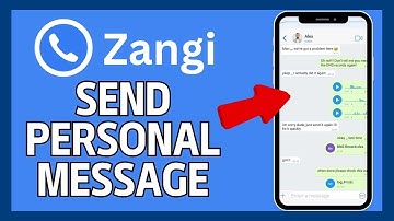 How to Send Personal Message in Zangi 2024?