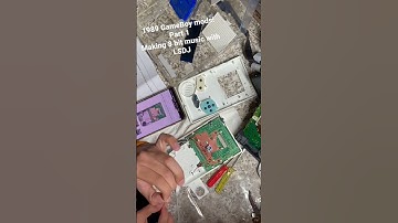 Part 1 1989 GameBoy mods! Making 8 bit music with LSDJ - Timelapse rebuild video with Retro Kit!  🍀