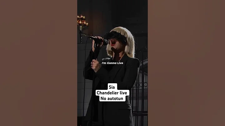 Sia Chandelier live No autotun #sia #chandelier #short #shorts #viral #fyp