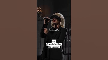 Sia Chandelier live No autotun #sia #chandelier #short #shorts #viral #fyp