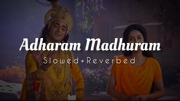 Adharam Madhuram (Slowed+Reverbed) | Radhakrishna Slowed and Reverbed Song ♥️🌍