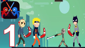 Stickman Supreme Warriors Gameplay Walkthrough Part 1 (IOS/Android)