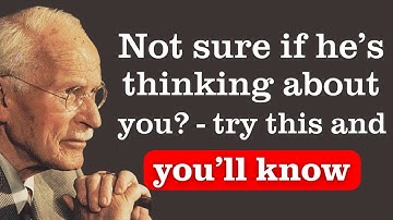 Try this method, and you’ll clearly feel when he’s thinking about you – Carl Jung