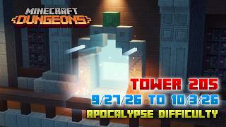 The Tower 205 [Apocalypse] Full Climb, Guide & Strategy, Minecraft Dungeons Fauna Faire