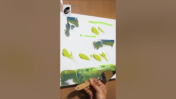 Abstract Landscape 5 #abstractarttutorial #abstractlandscapepainting #knifepainting