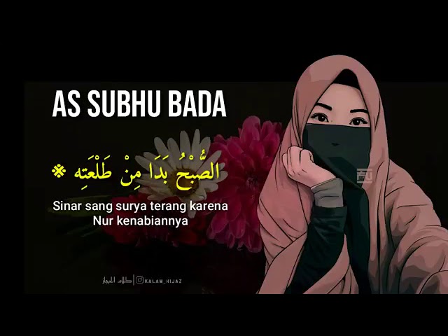 ASHUBHU BADA | Cover By NADIA NUR FATIMAH | Full lirik Indonesia_arab class=