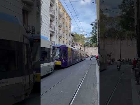 Bombardier Flexity in Istanbul🇹🇷 #tram #publictransport #transport #lightrail #istanbul #shorts