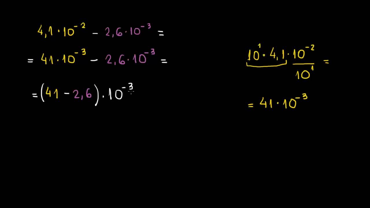 MABA FÍSICA - NOTAÇÃO CIENTÍFICA (Potência de base 10) 