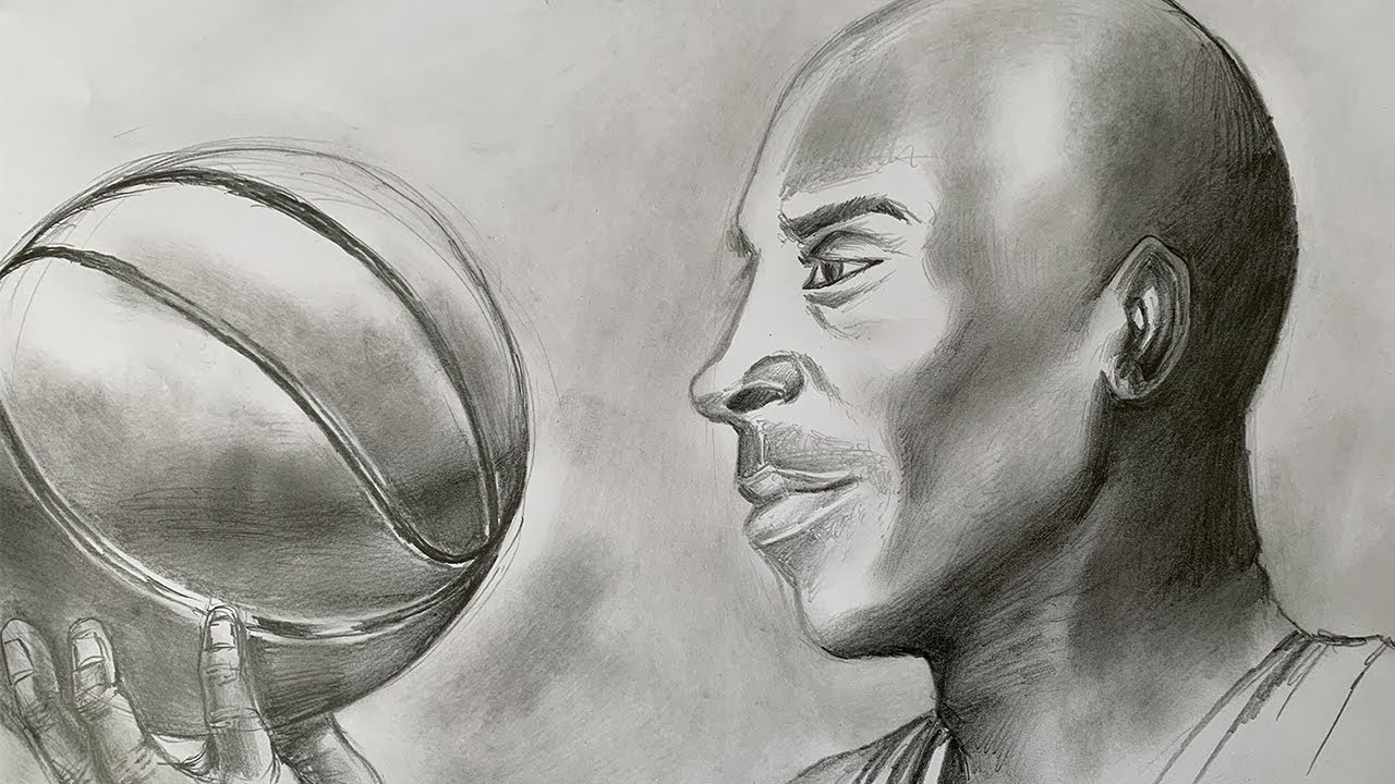 Realistic sketch of Kobe Bryant  rtoptalent