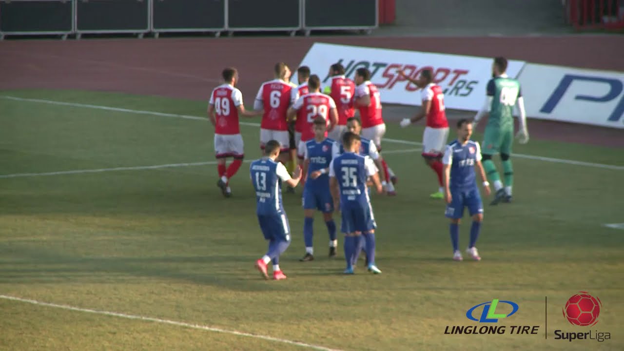 FK Radnicki Nis 1-2 FK Crvena Zvezda Belgrad :: Resumos :: Vídeos 