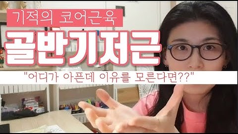 코어의 핵심! 골반기저근 운동의 기적을 느껴보자(이론편)