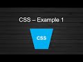 Css  example 1  picture color backgroundcolor text