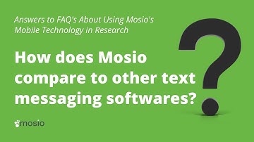 How does Mosio compare to other text messaging softwares?