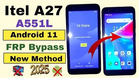 FRP Bypass Itel A27 A551L in MINUTES Not Hours