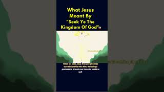 Seek First The Kingdom Of God 😱💪♥️ #Shorts #Youtube #Catholic #Bible #Jesus #Fypシ