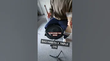 Bad Habits X Triple 01s Snare Lick #shorts #drums