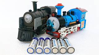 Classic Train with Smoke Effect &amp; Thomas Train | ASMR Realistic Unboxing Classic Train