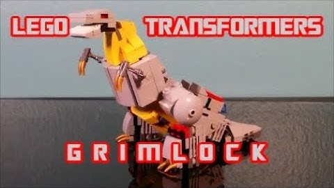 Lego Transformers Grimlock G1 V2 By BX Brix