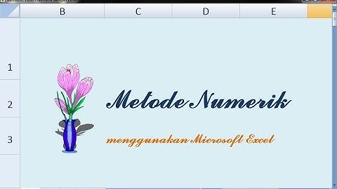 Metode Numerik 01