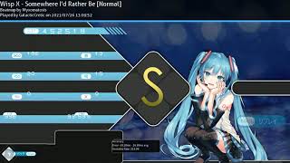 Wisp X Somewhere I d Rather Be