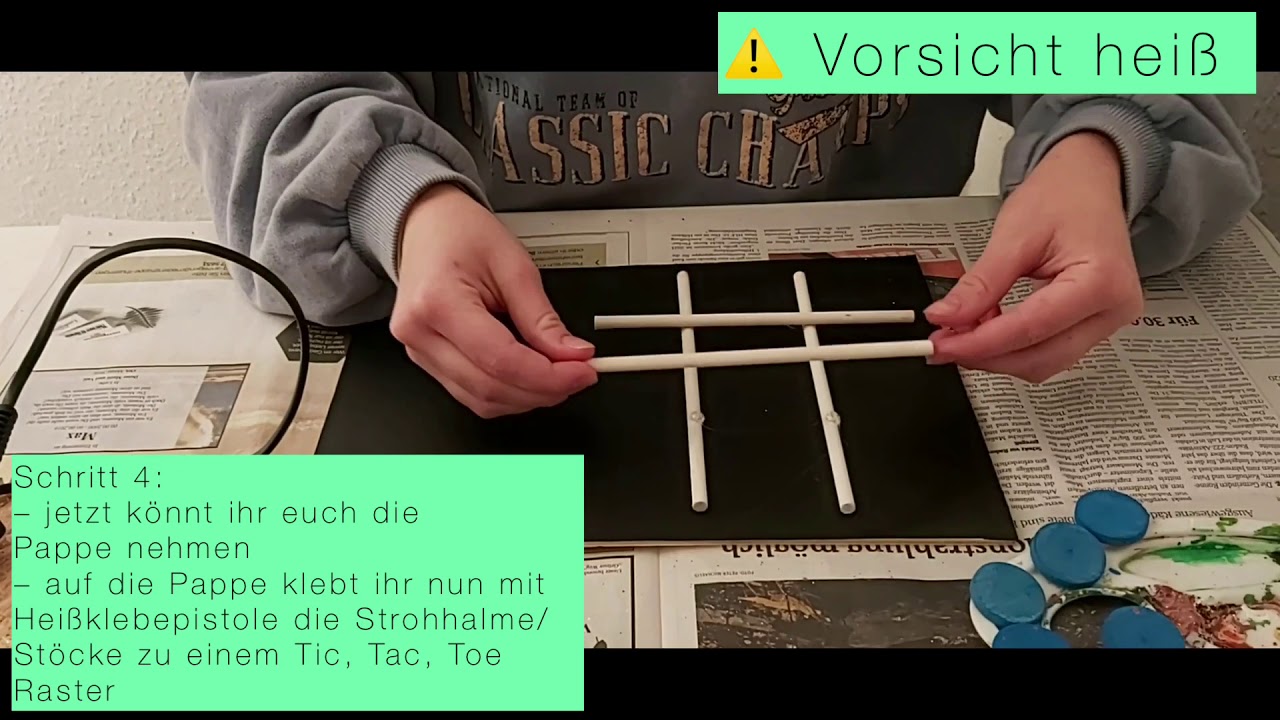 Bastelanleitung: Tic-Tac-Toe mit Steinen - [GEOLINO]