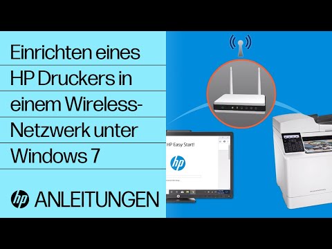 Einrichten eines HP Druckers in einem Wireless-Netzwerk unter Windows 7 | HP Easy Start | @HPSupport