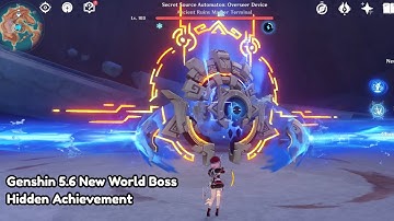 Genshin 5.6 Hidden Achievement (Frozen Flow) Secret Source Automaton: Overseer Device