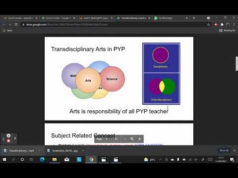 Example of Transdisciplinary Learning