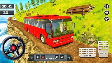 Offroad Bus Driving 2025 - Real Uphill Bus Offroad Driving Simulator - Bus Game Android Gameplay |#1