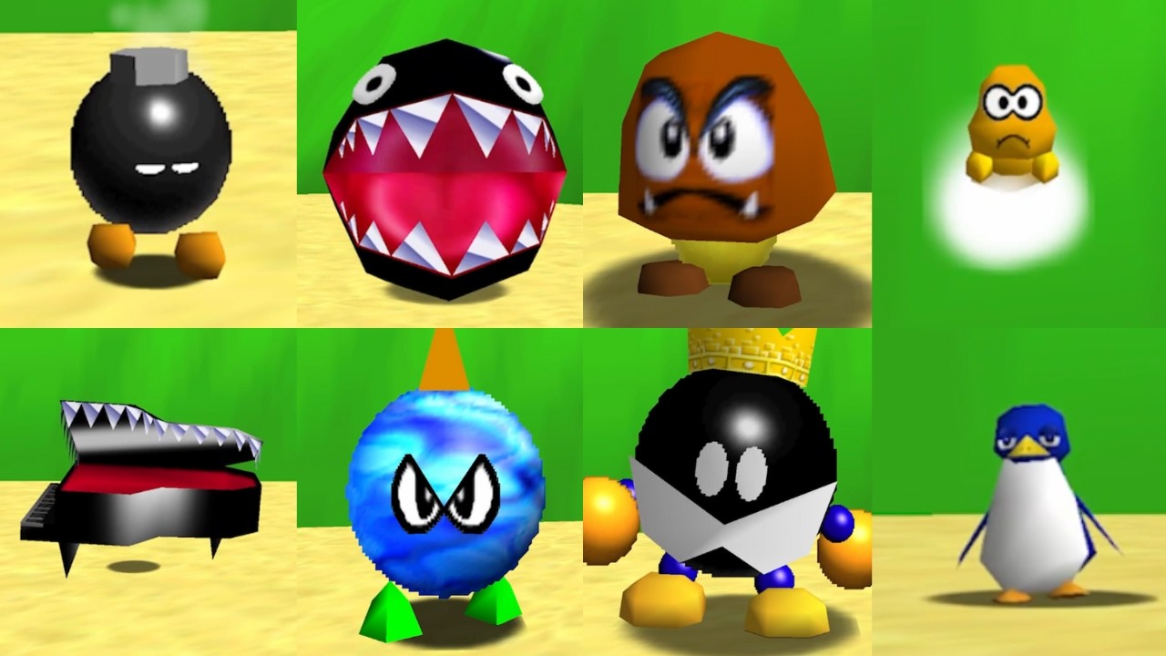 All new Playable Characters in Mario 64 in 2026