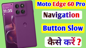 Motorola edge 60 pro Navigation back button change setting l moto edge 60 pro back button change ll