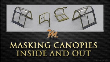 How to create canopy masks for the inside and outside. Plastic scale modelling tutorial
