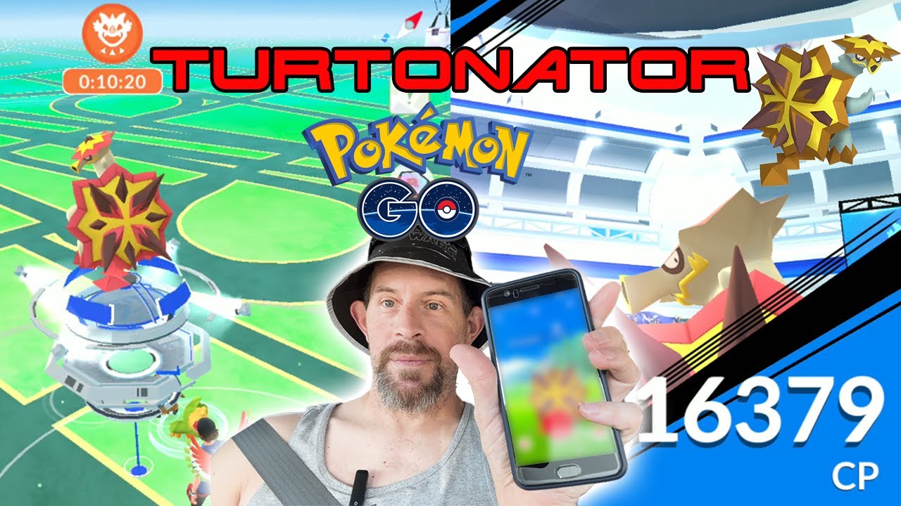 SHINY TURTONATOR Hunt in Pokemon Go! Dark Flames Event