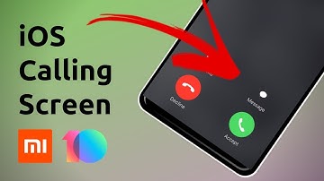 iOS Incoming/Outgoing Calling Screen for MIUI 10 And For All Xiaomi Devices | March 2019!