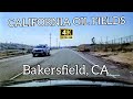 Driving through Oil Fields in Bakersfield, California- 4K
