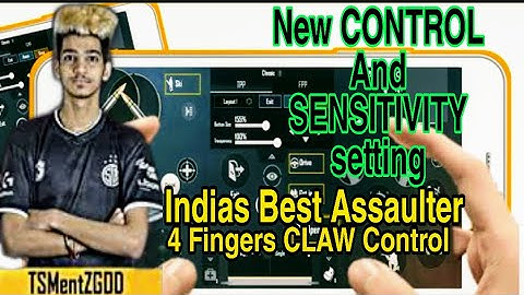 TSM Entity ZGOD 4 Finger Claw Player New CONTROL And SENSITIVITY setting 🔥🔥🔥 |  PUBG loverz