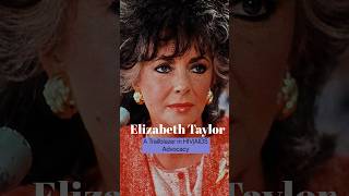 ❤️Elizabeth Used Her Celebrity POWER for the Social Good #elizabethtaylor #advocate