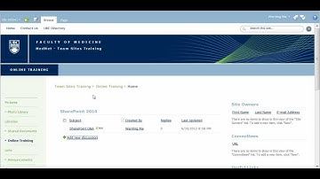 Add a New Discussion Thread in SharePoint 2010