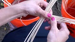 Round Reed Basket Starts Tutorial