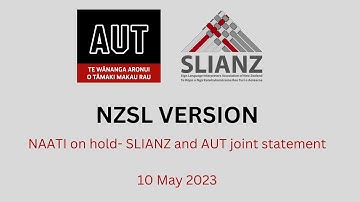 NAATI on hold - SLIANZ AUT response