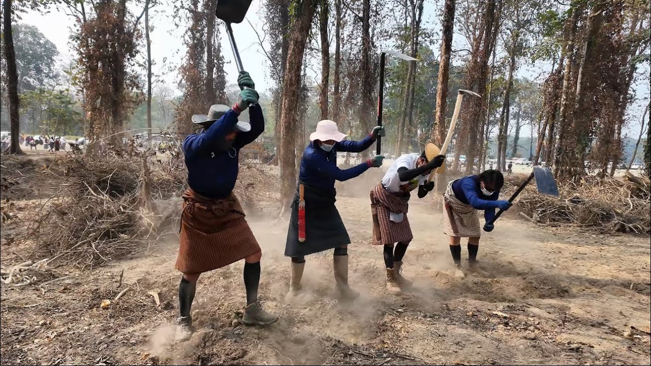 Gelephu mindfulness city (GMC) volunteer day 3