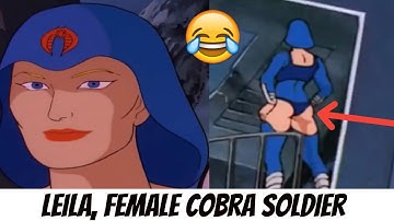 Leila, female Cobra soldier in GI Joe episode, Worlds Without End