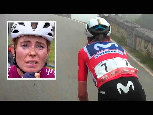 Vollering HEARTBREAK after Controversial Van Vleuten Tactics | La Vuelta Femenina Stage 7 2023 class=