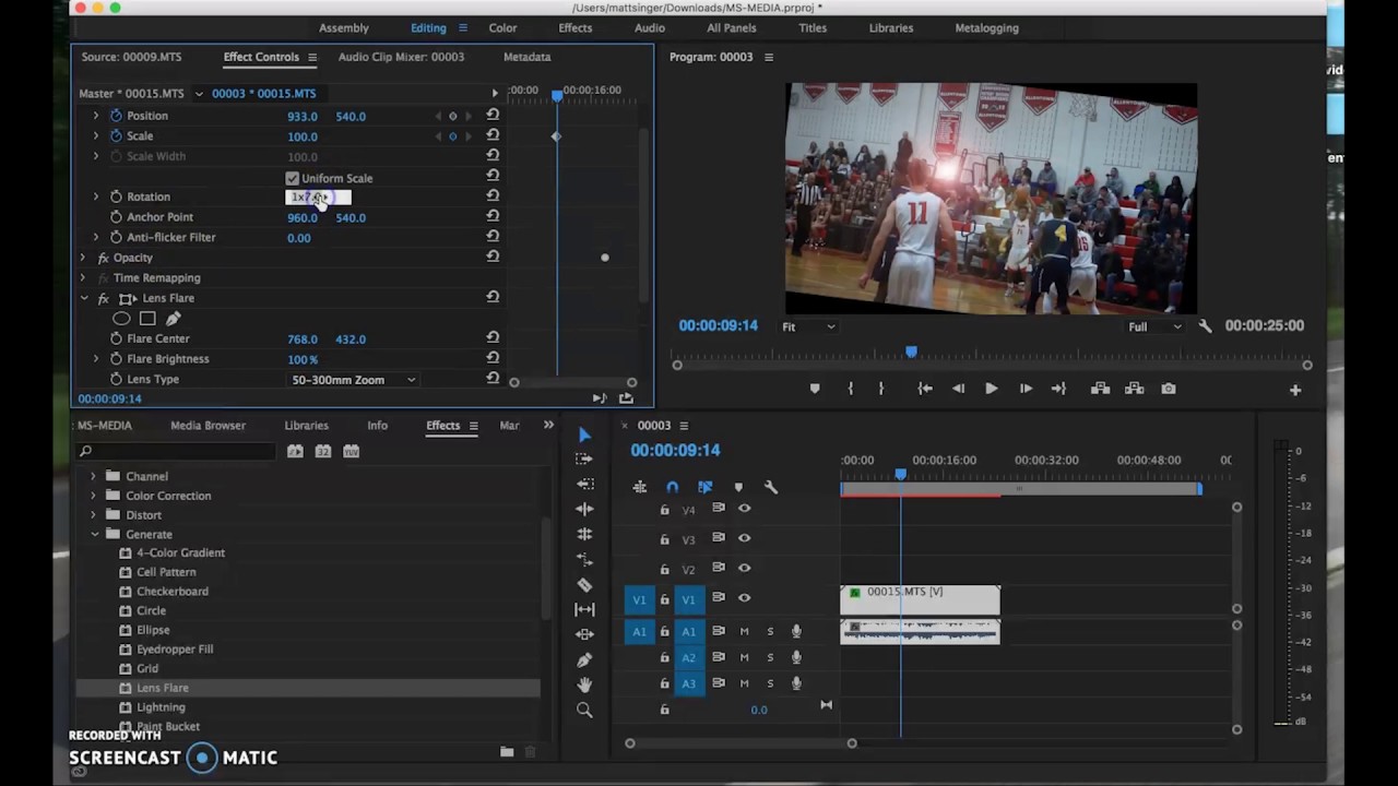 BEGINNER TUTORIAL PREMIERE PRO simple editing keyframes, effects, transitions