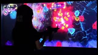 gun shooting use laser touch technology touch kit. high precision 2mm and fast responds 60fps camera