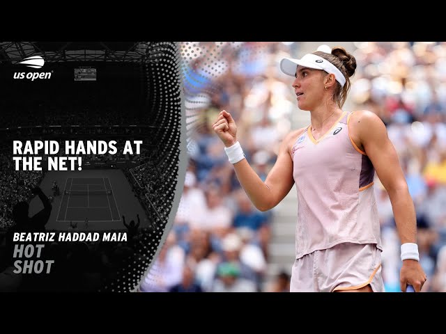 Beatriz Haddad Maia's Ridiculous Reflexes! | 2024 US Open - YouTube