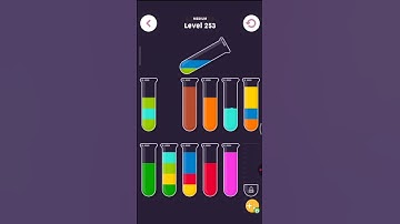 Color Water  Puzzle Sort Video❤️Level 253 #games #puzzle #gameplay #watercolorsort #puzzlegame