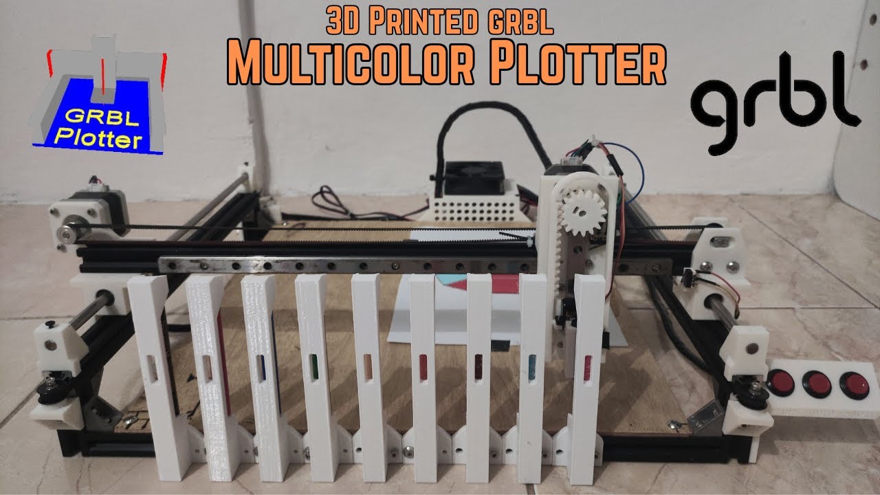 Drawing with a 3D Printed Multicolor Plotter | MultiPlot V1 - YouTube