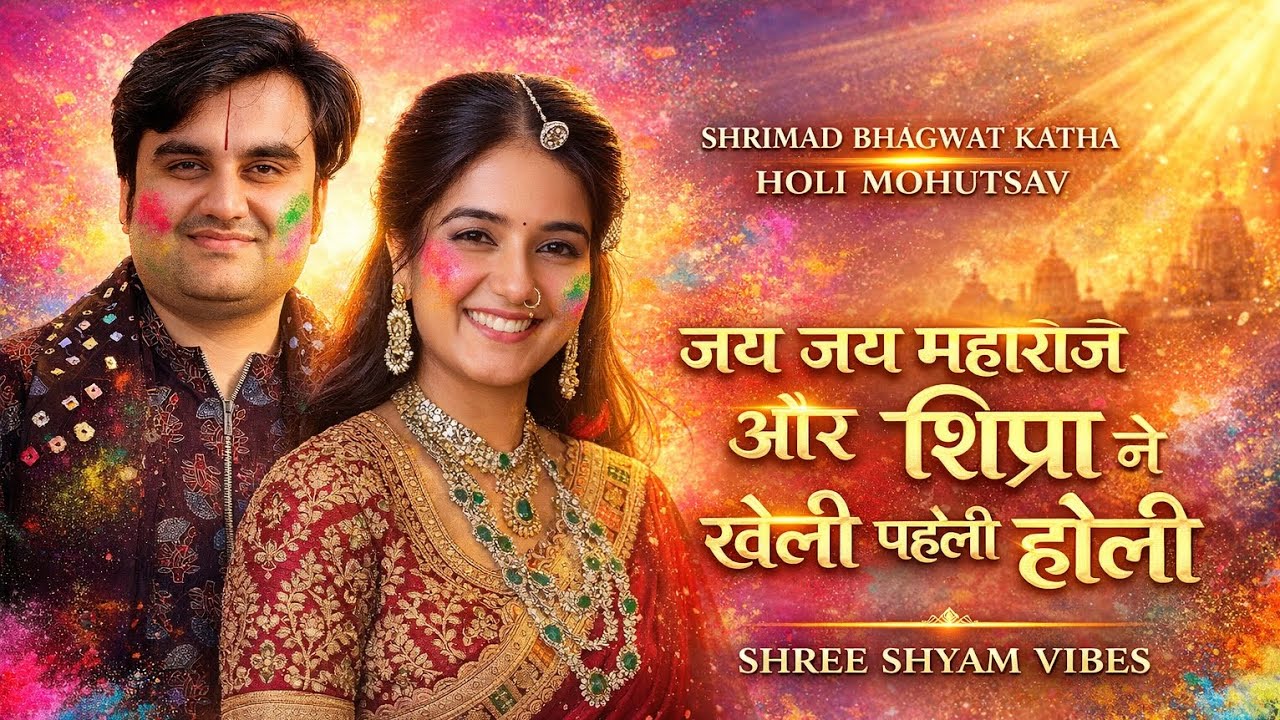 JAI JAI AND SHIRPA MA NE KHELI HOLI | HOLI UTSAV | SHREE INDRESH UPADHYAY | SHREE SHYAM VIBES