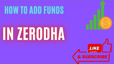 how to add fund in zerodha kite through upi